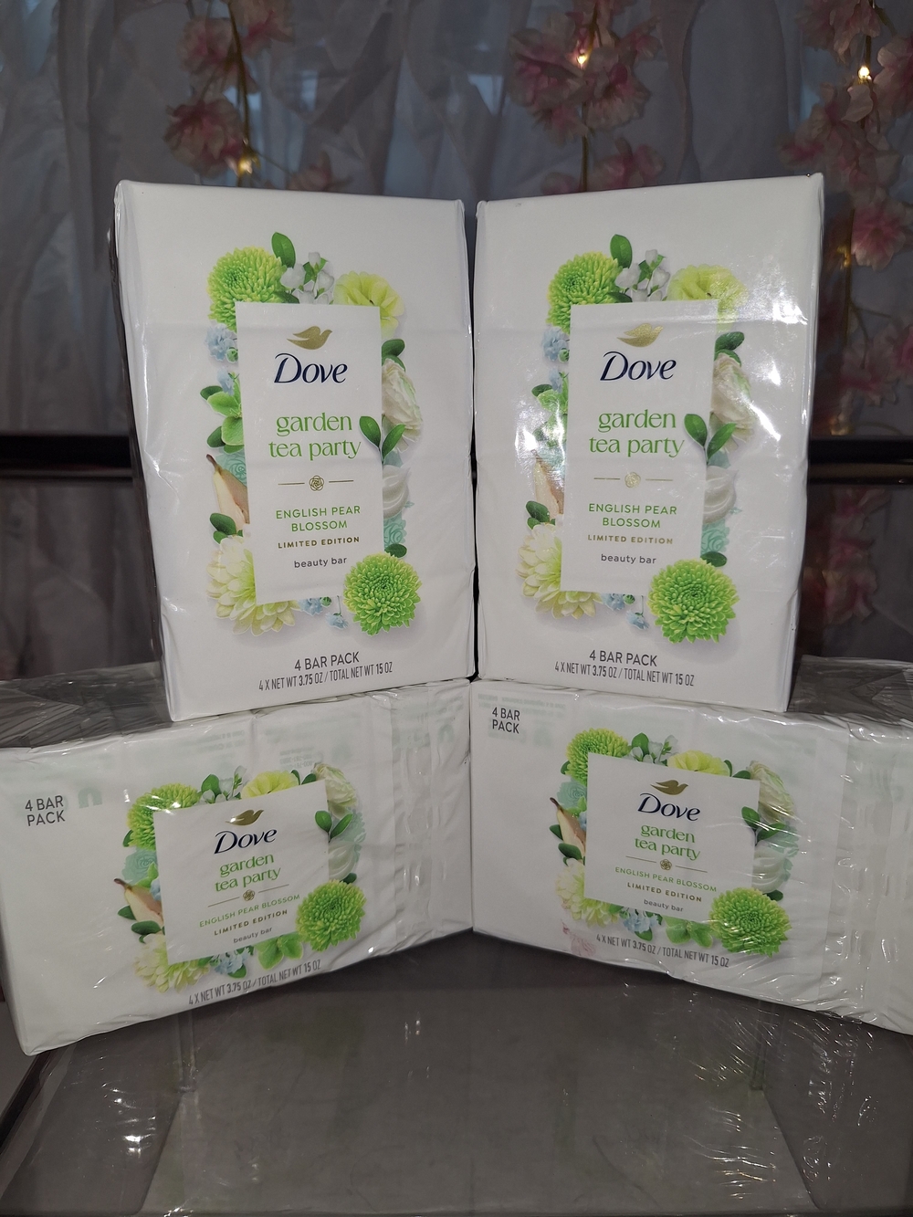 Garden Tea Party English Pear Blossom Beauty Bar - White